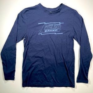 Lucky Brand Blue American Dungarees Sleepwear Long Sleeve T-Shirt - Size Medium